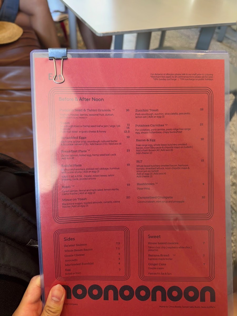 Noon Photo Menu 7
