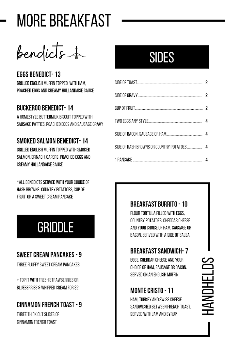 Legend's Bar and Grill Photo Menu 2