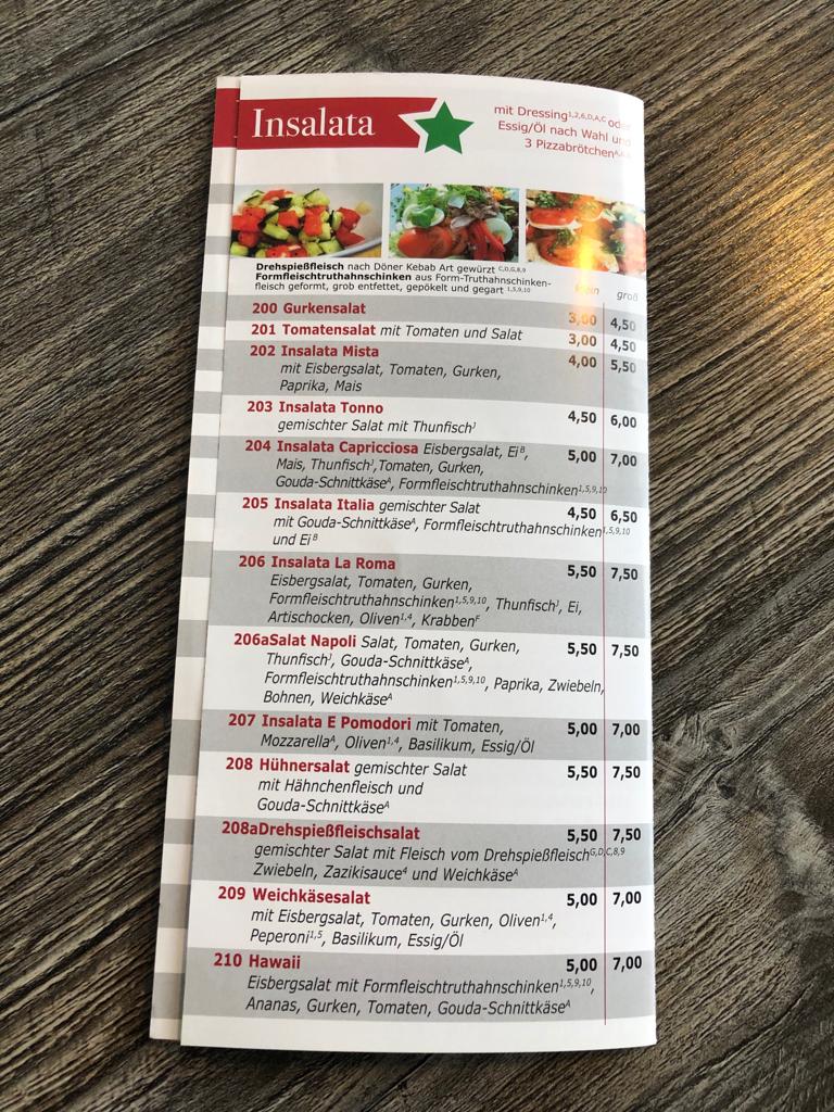 Pizzeria La Roma Photo Menu 8