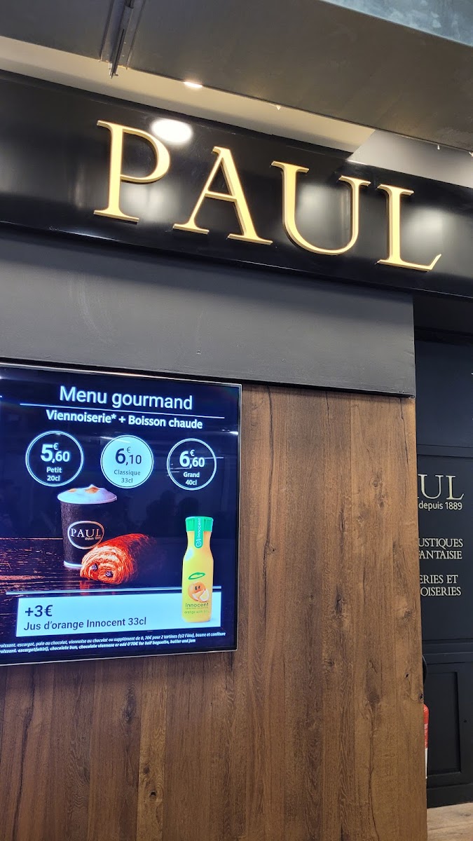 PAUL Photo Menu 1