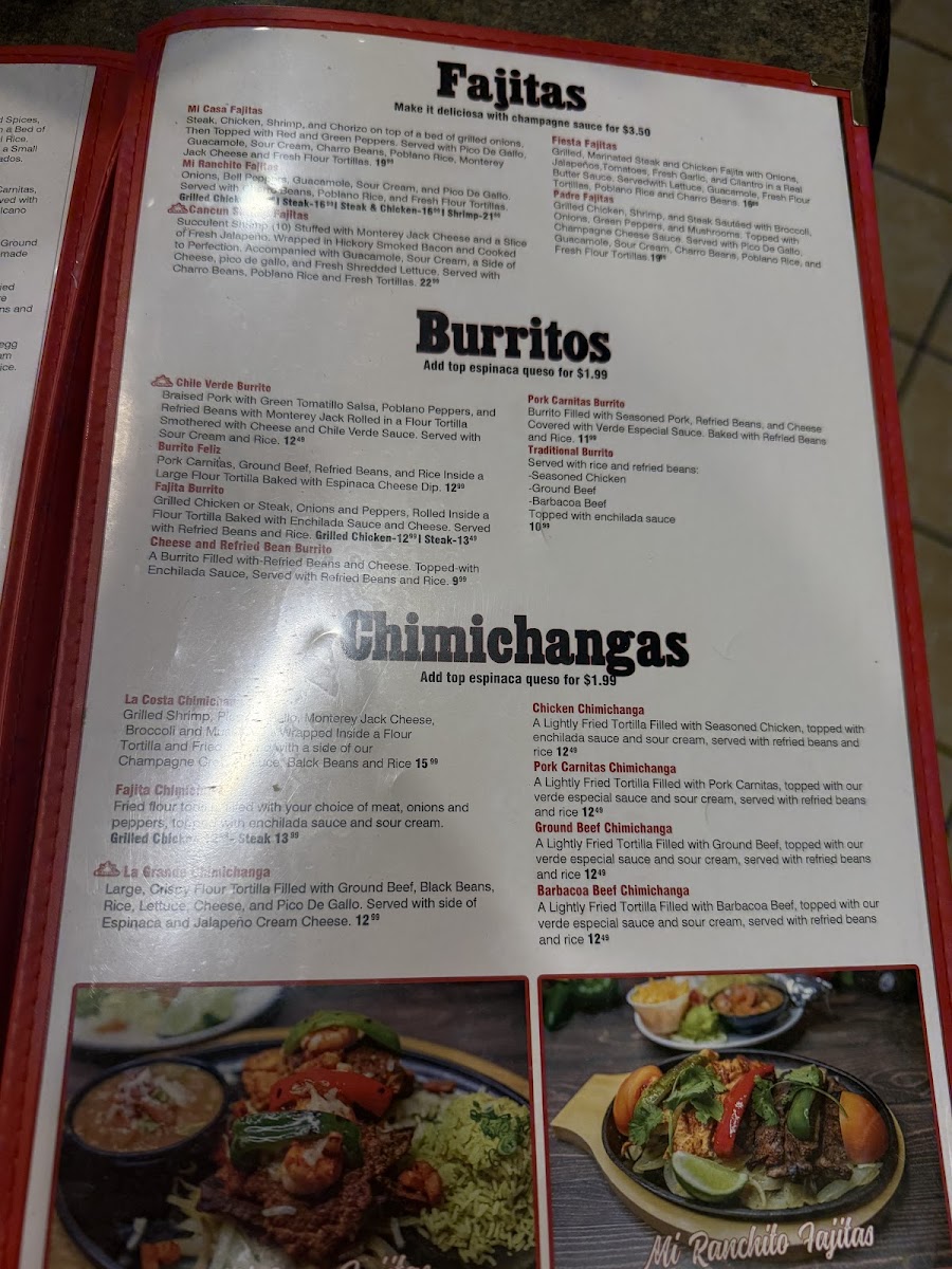 Mi Ranchito Photo Menu 10