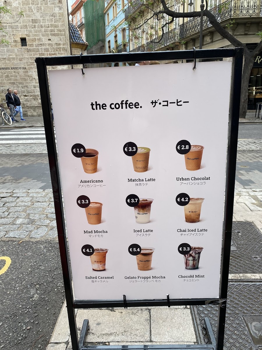 The Coffee Photo Menu 7