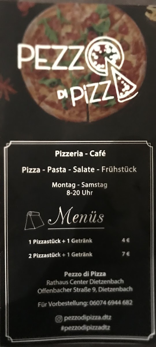 Pezzo Di Pizza Photo Menu 3