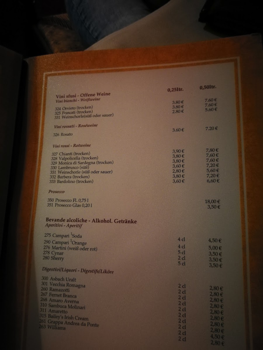 La Scala Photo Menu 3