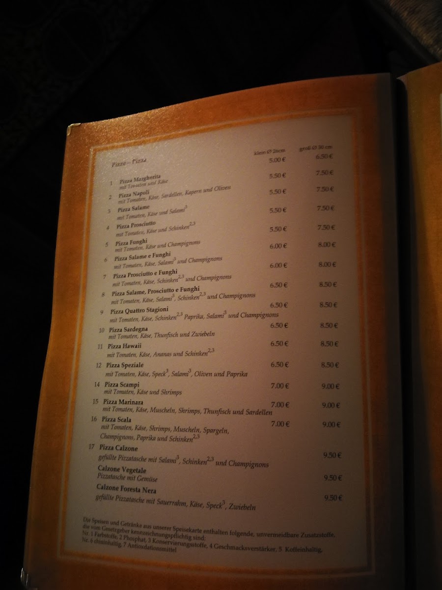 La Scala Photo Menu 4