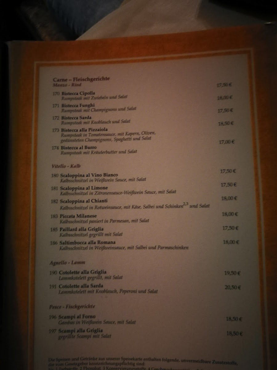 La Scala Photo Menu 5