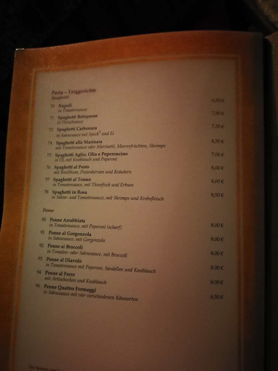 La Scala Photo Menu 7