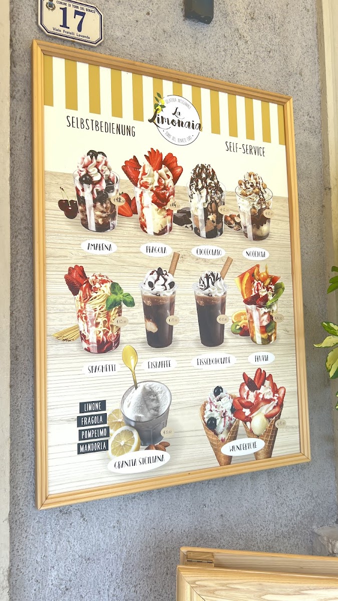 Gelateria La Limonaia Photo Menu 1
