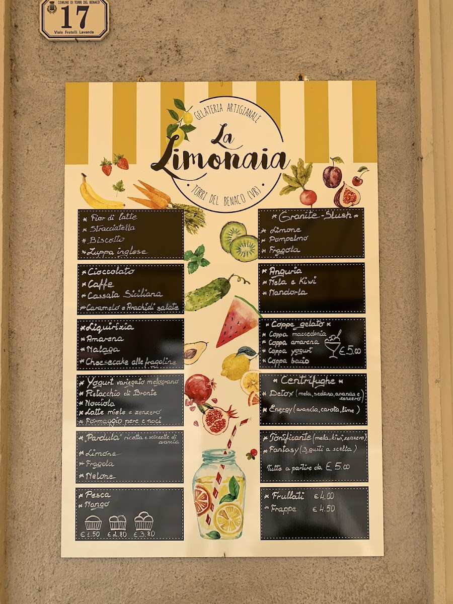 Gelateria La Limonaia Photo Menu 5