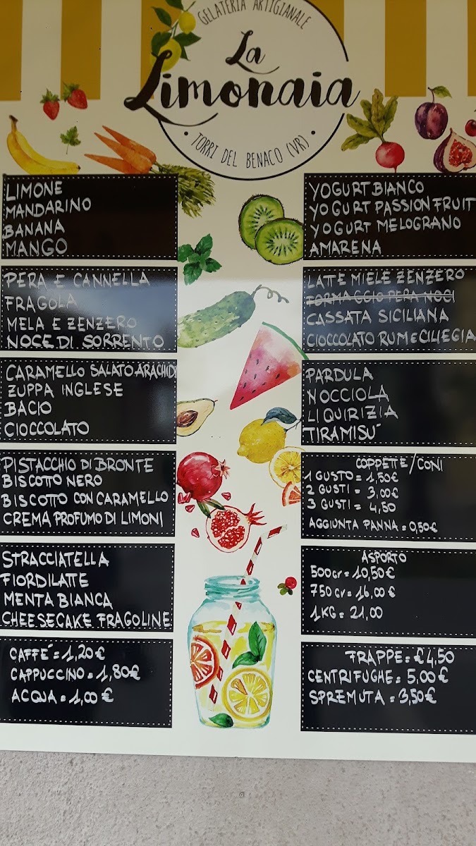 Gelateria La Limonaia Photo Menu 9