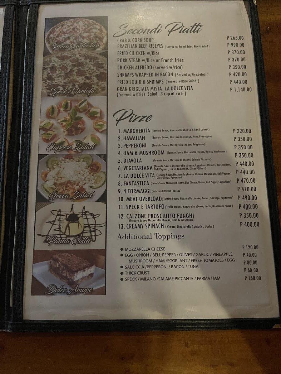 La Dolce Vita Photo Menu 8