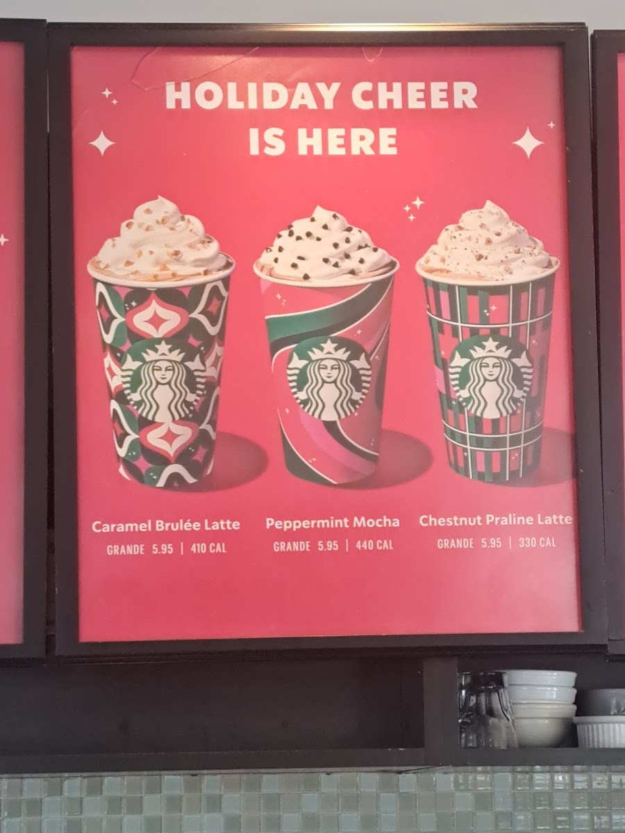 Starbucks Photo Menu 1