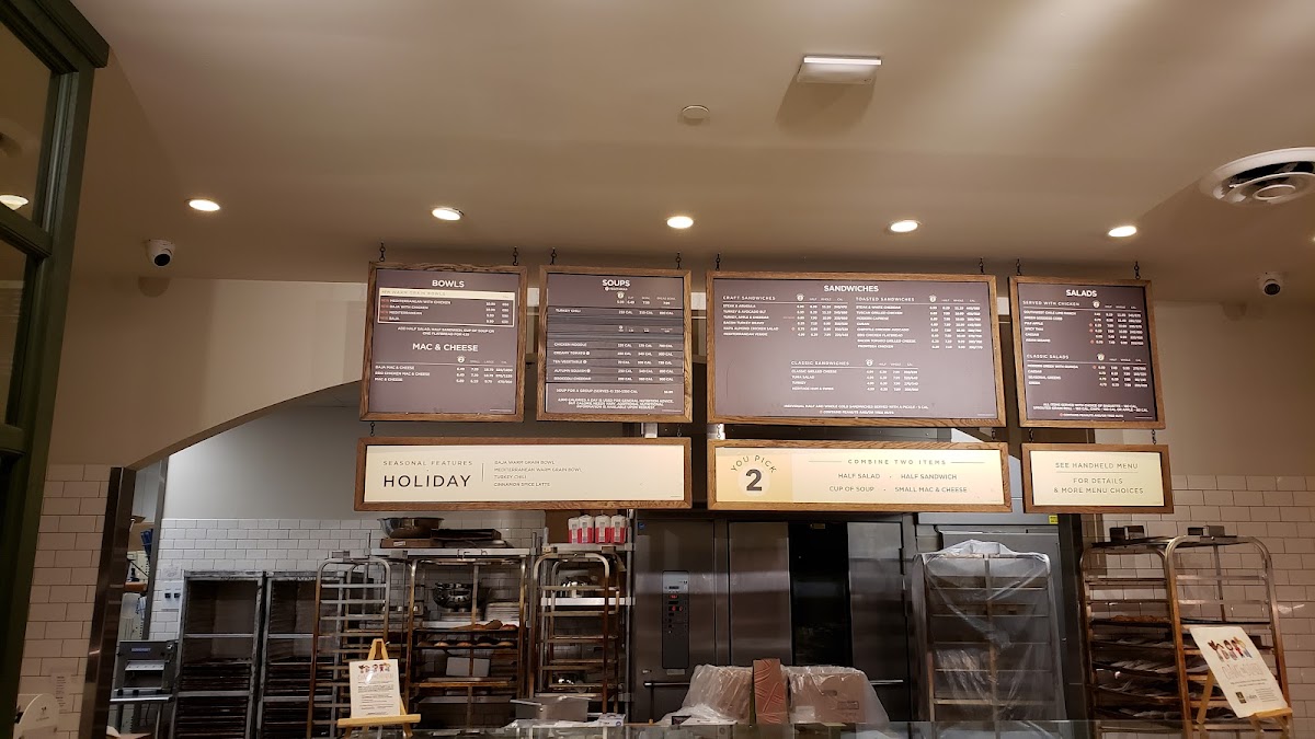 Panera Bread Photo Menu 1