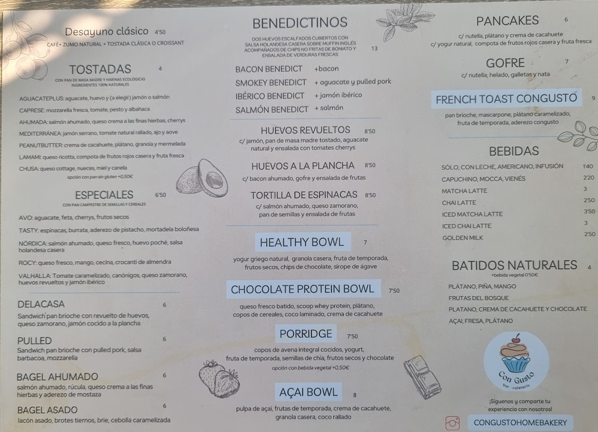 Con Gusto Photo Menu 5