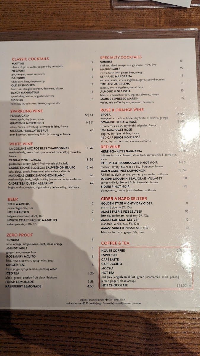 Zinc Café & Bar Photo Menu 6