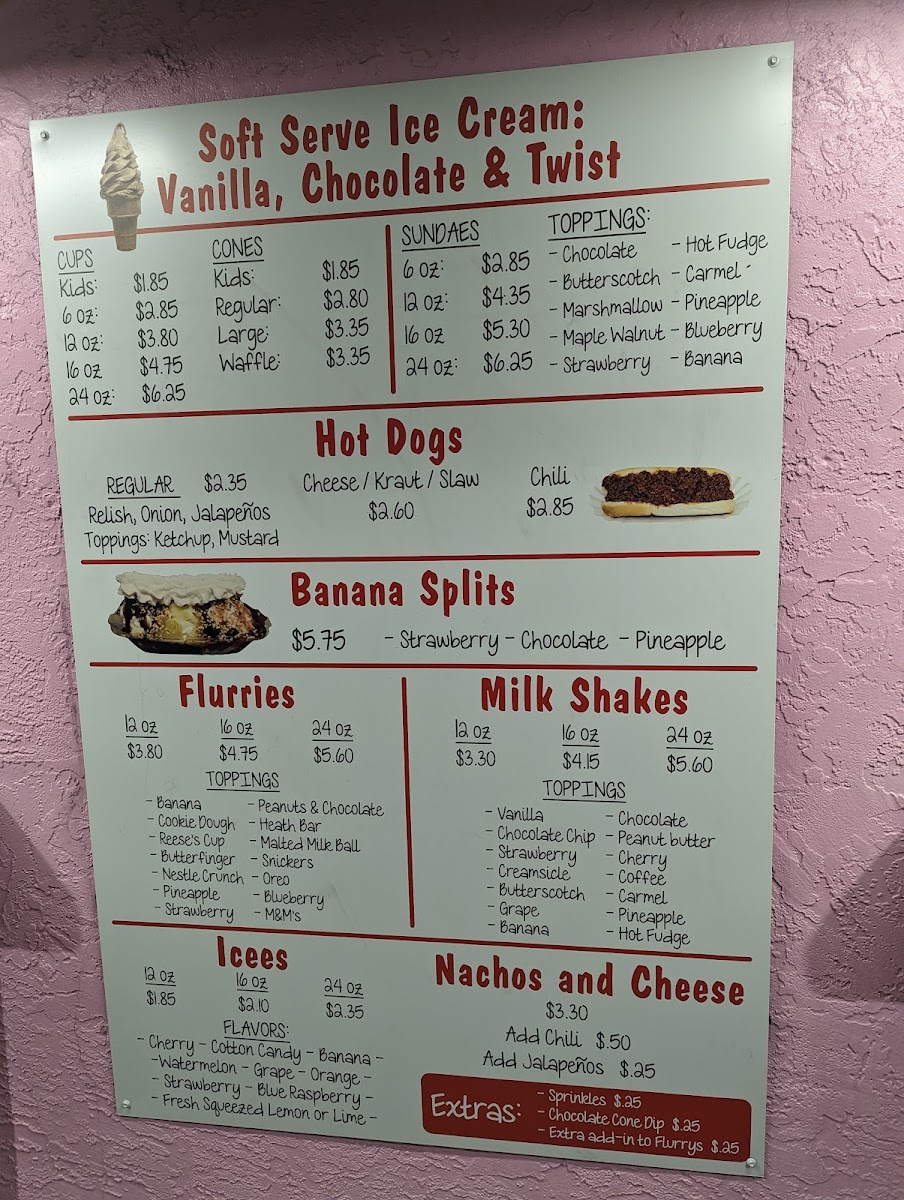 Dairy Bar Photo Menu 4