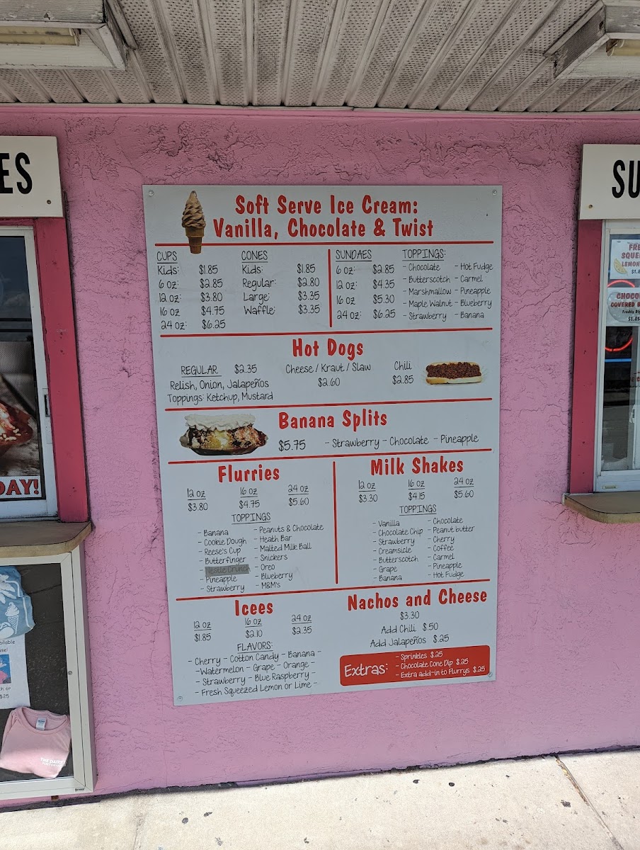 Dairy Bar Photo Menu 7