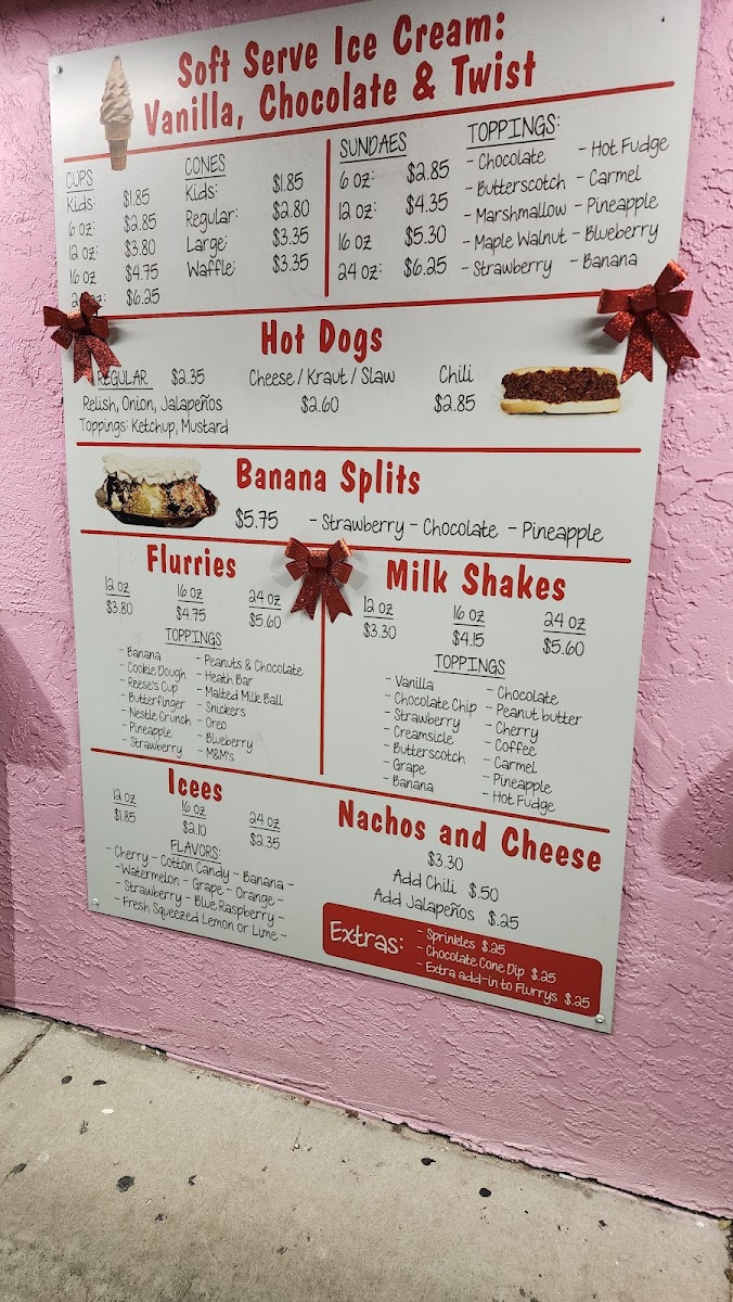Dairy Bar Photo Menu 9