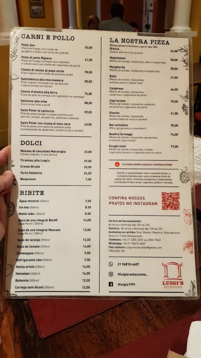 Luigi's Photo Menu 3