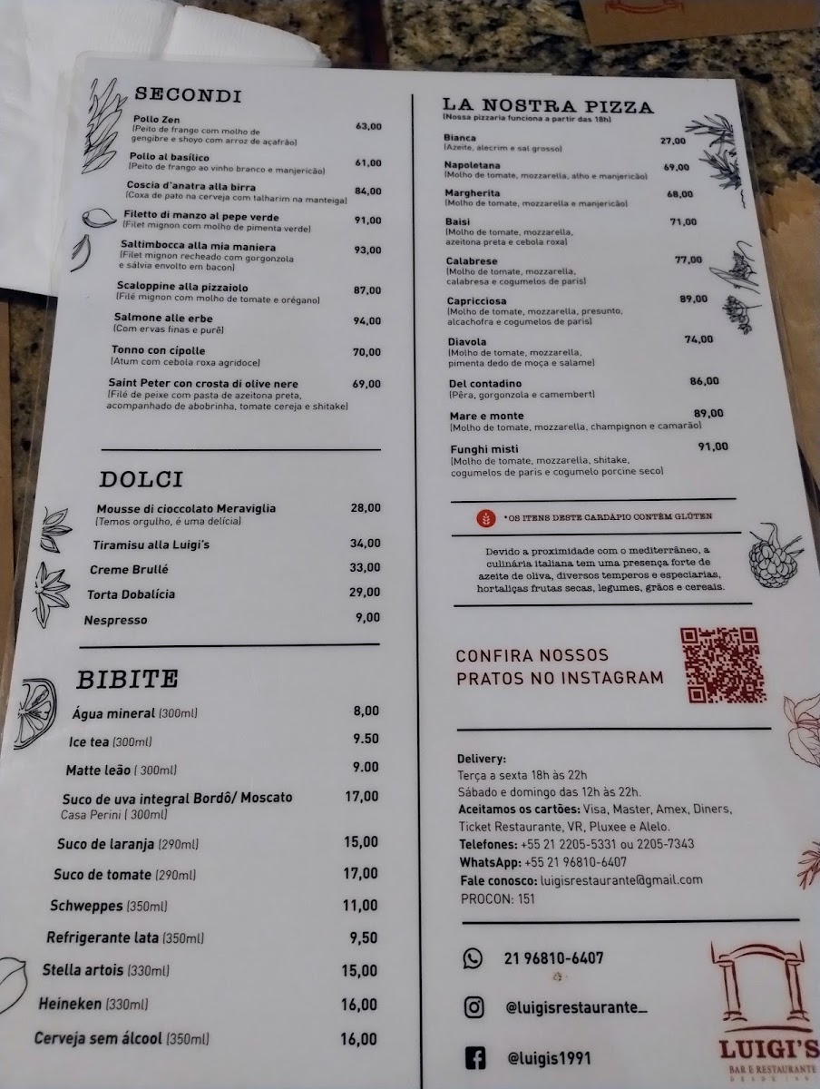 Luigi's Photo Menu 7