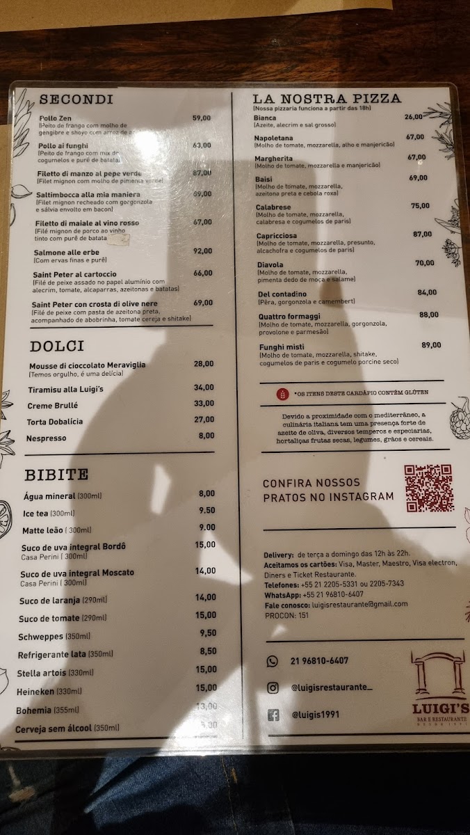 Luigi's Photo Menu 9