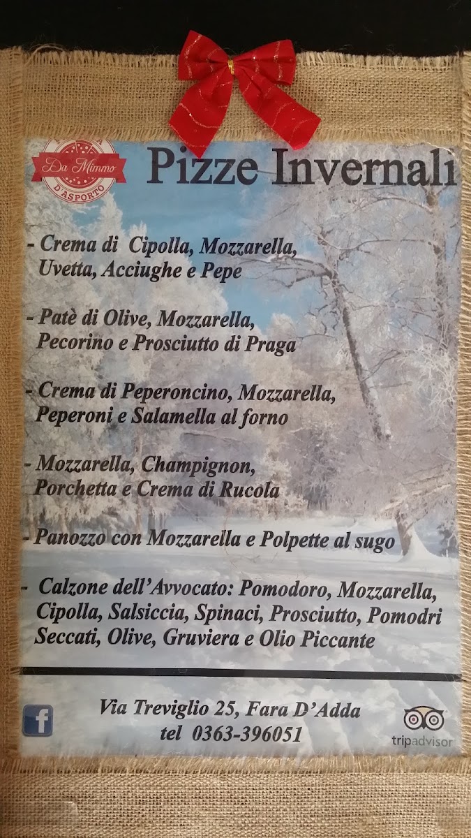 Pizzeria Da Mimmo Photo Menu 10