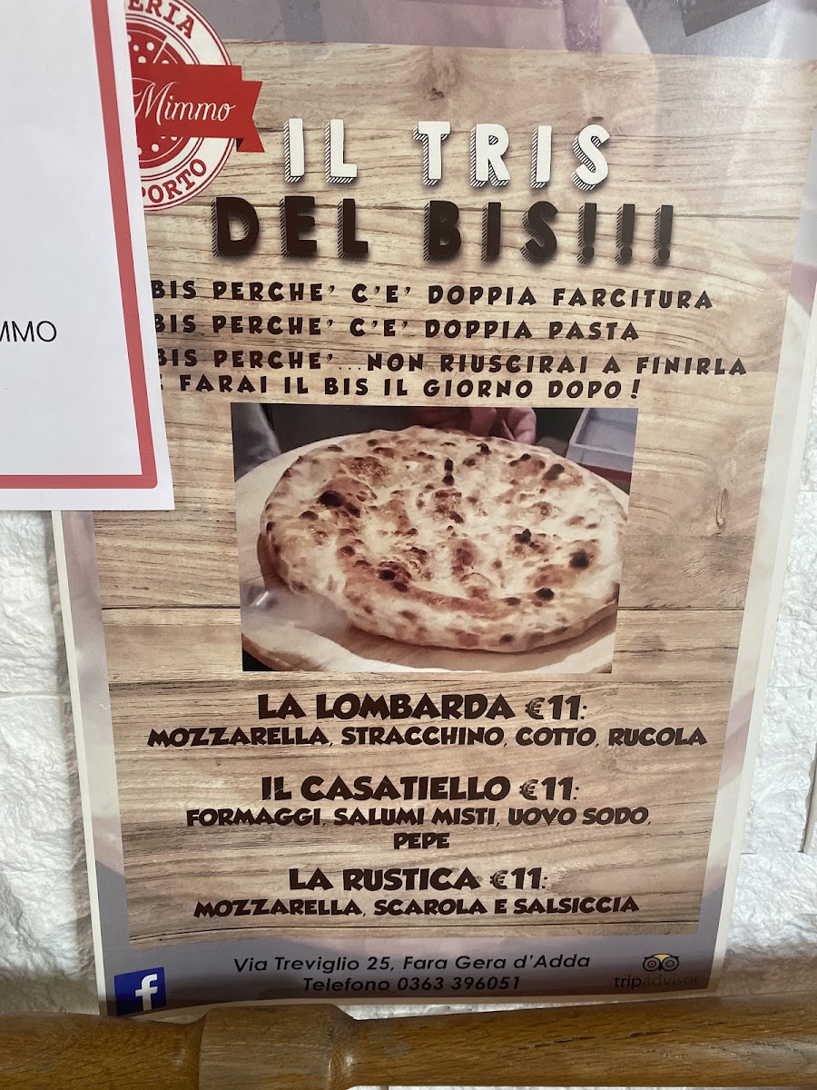 Pizzeria Da Mimmo Photo Menu 3