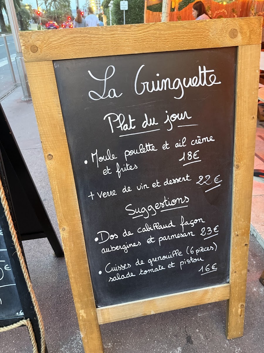 La guinguette Photo Menu 5