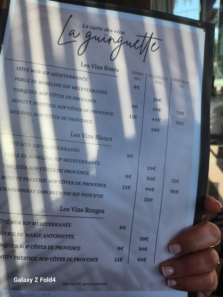 La guinguette Photo Menu 7