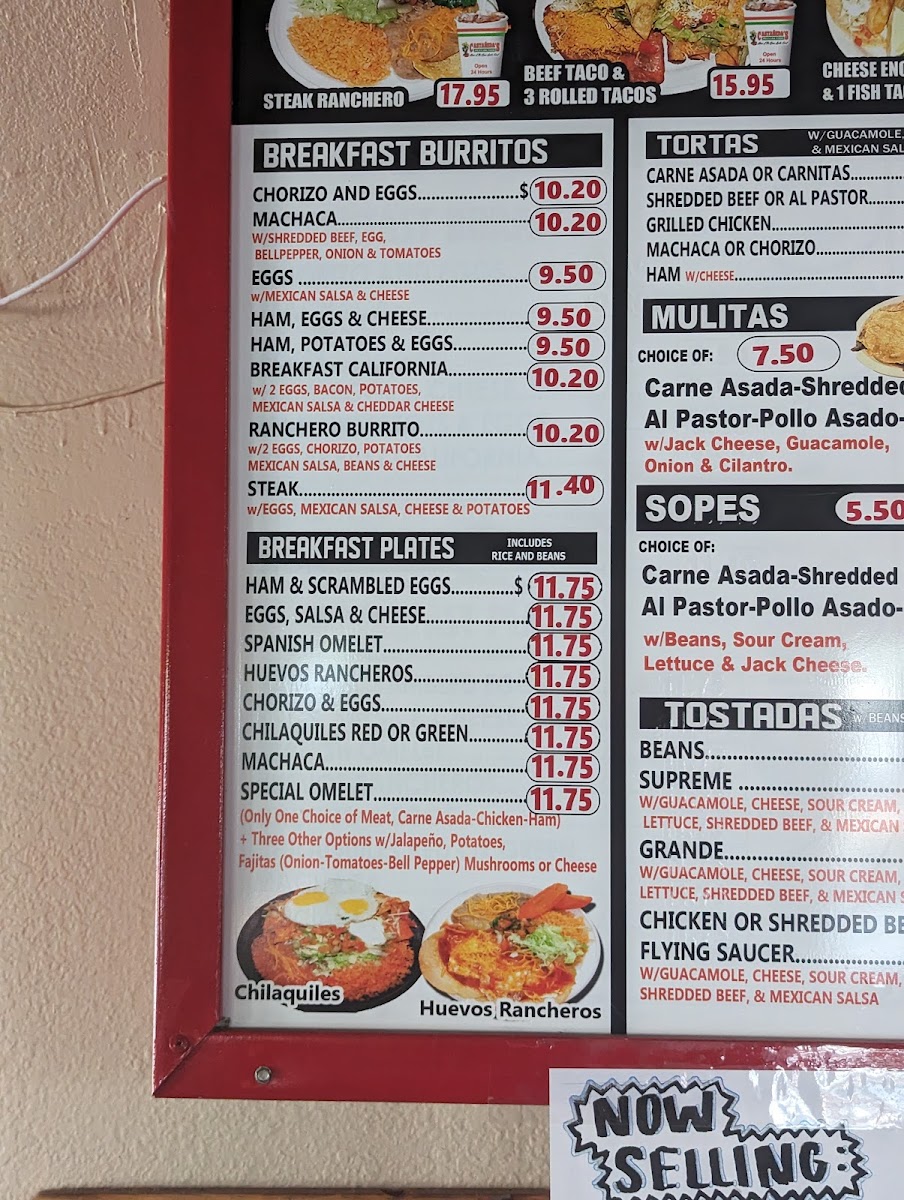 Castañeda's Mexican Food Photo Menu 3