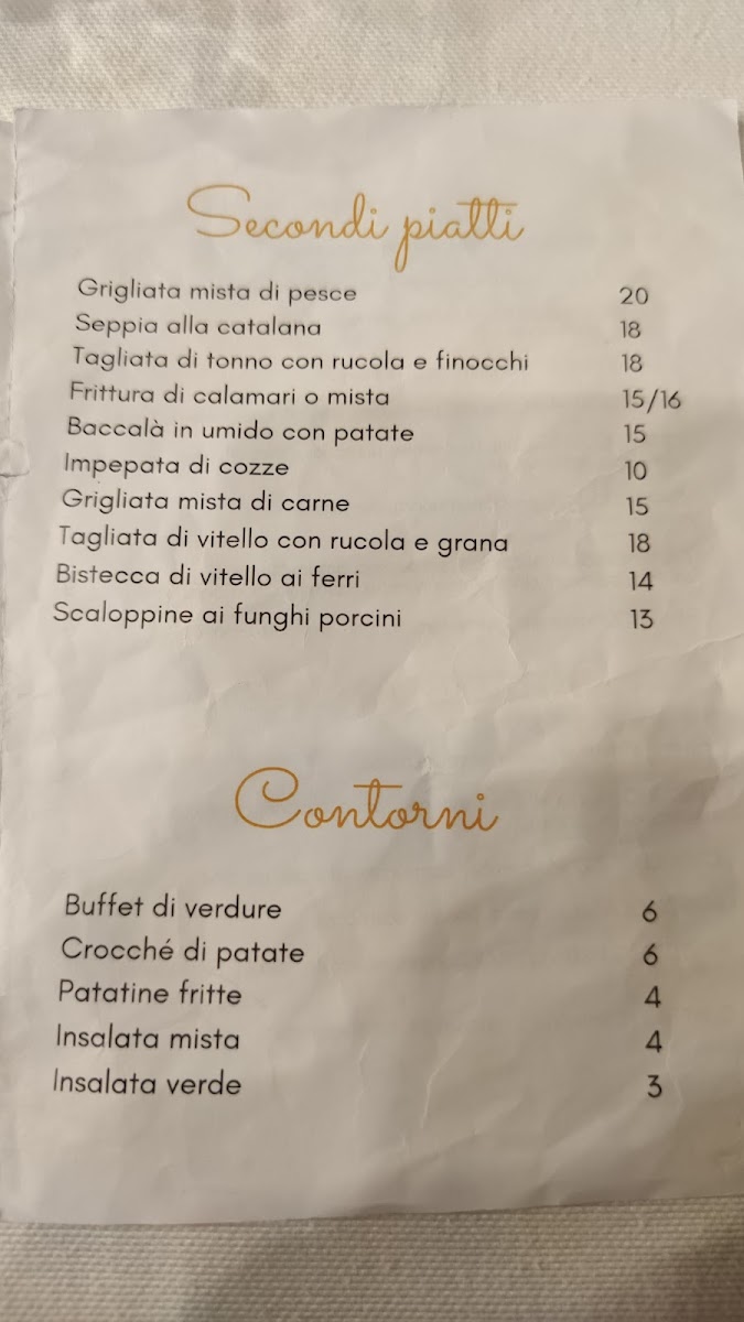 La Campagnola Photo Menu 1