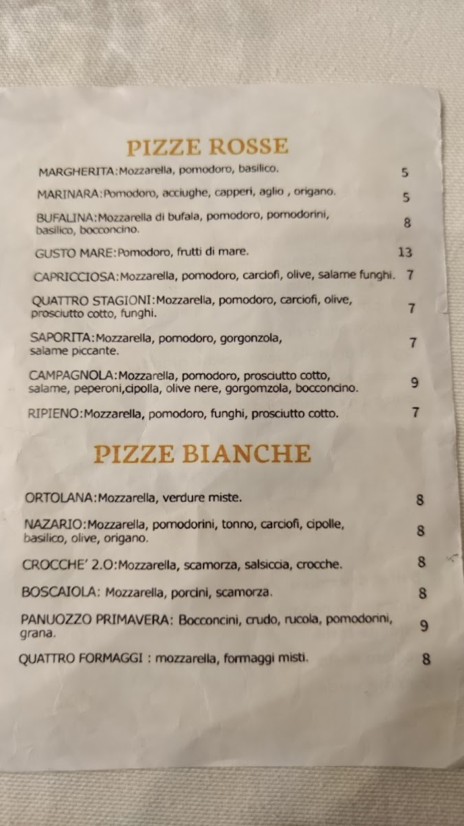 La Campagnola Photo Menu 2
