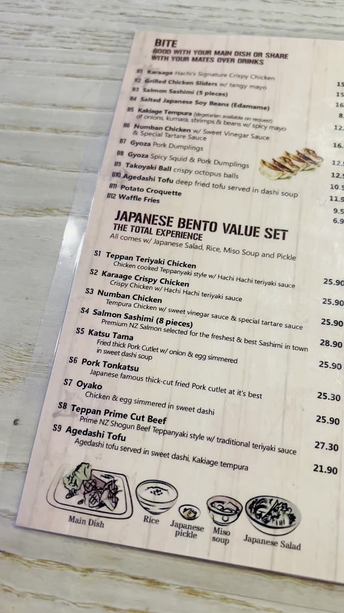 Hachi Hachi Photo Menu 3