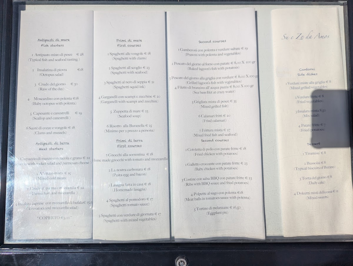 SU e ZO Gelateria Pasticceria Photo Menu 2