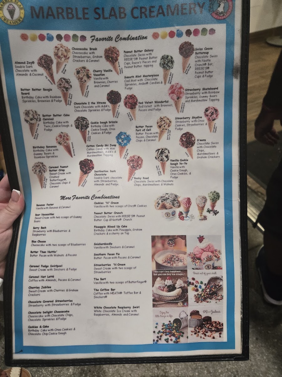 Marble Slab Creamery Photo Menu 5
