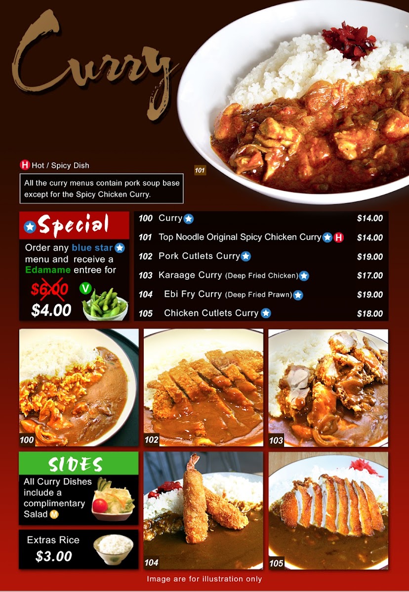 Top Noodle Photo Menu 8