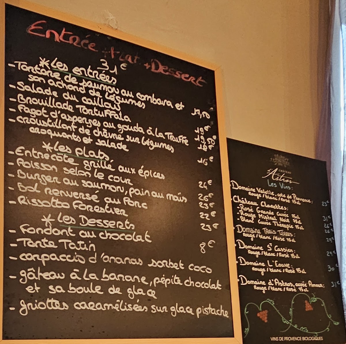 La Terrasse Photo Menu 10