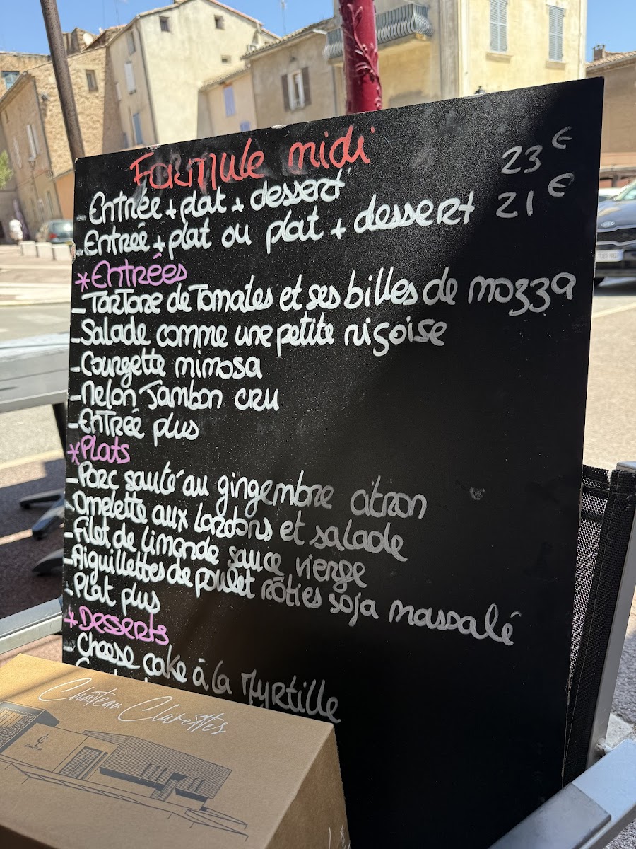 La Terrasse Photo Menu 6