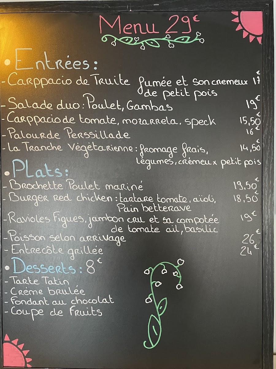 La Terrasse Photo Menu 8