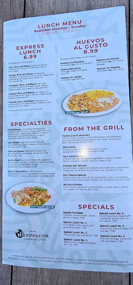 Don Tequila Mexican Restaurant Photo Menu 5