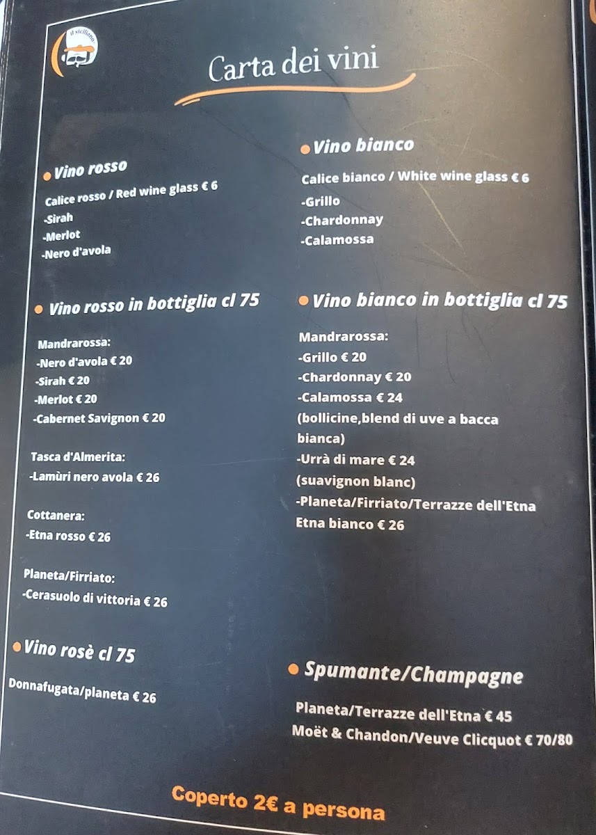 il Siciliano Photo Menu 2