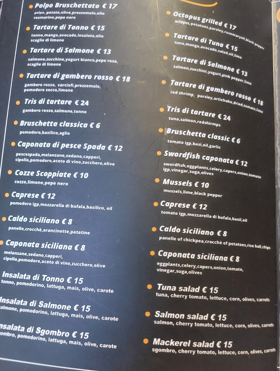 il Siciliano Photo Menu 4
