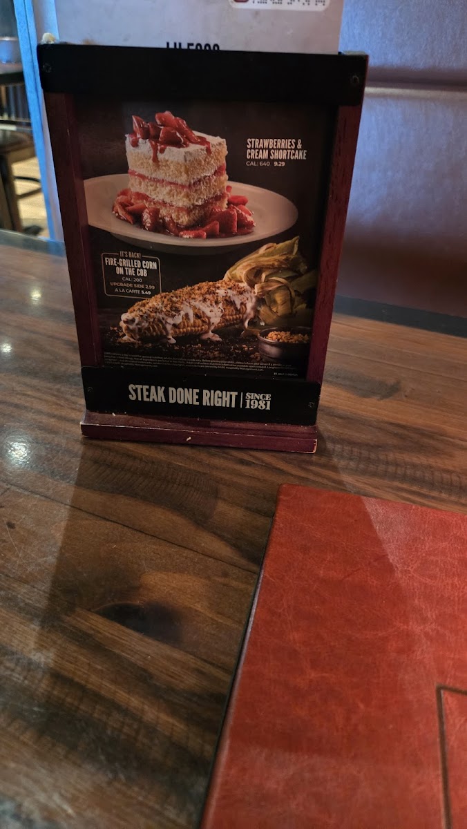 LongHorn Steakhouse Photo Menu 4