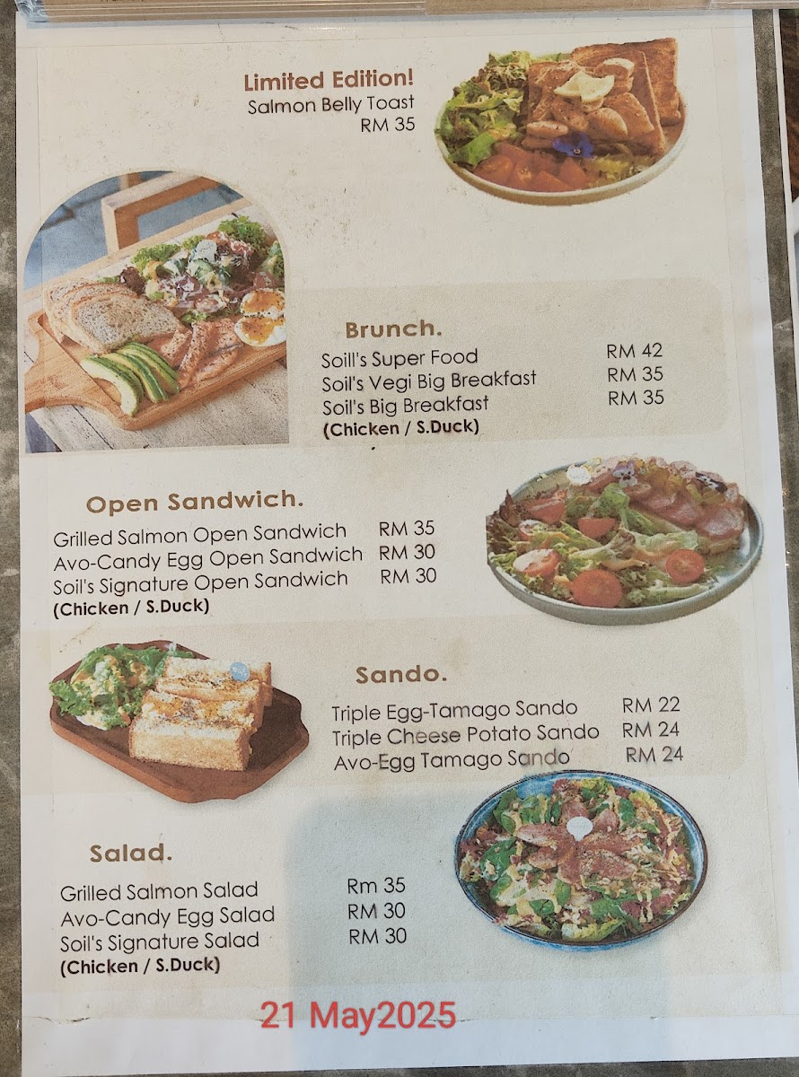 Soil Photo Menu 1