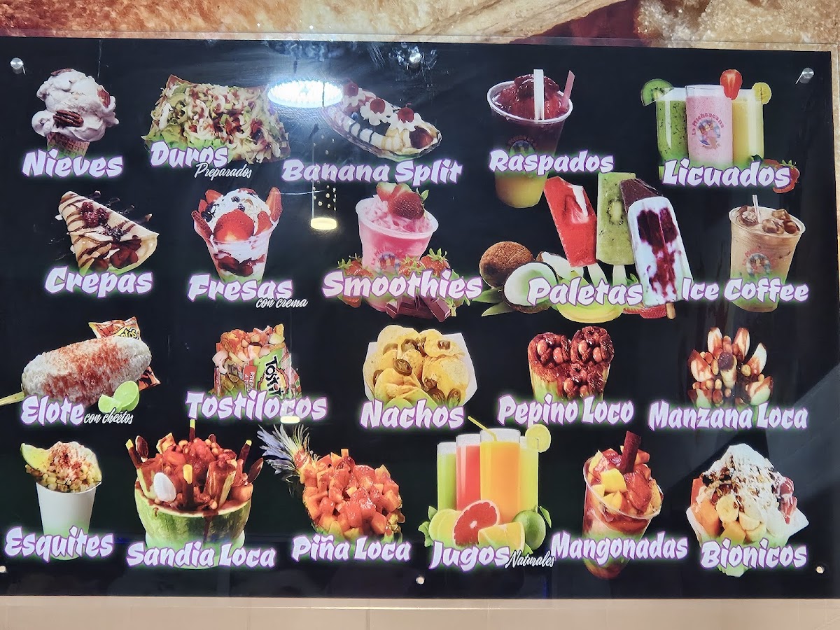 La Michoacana Photo Menu 3