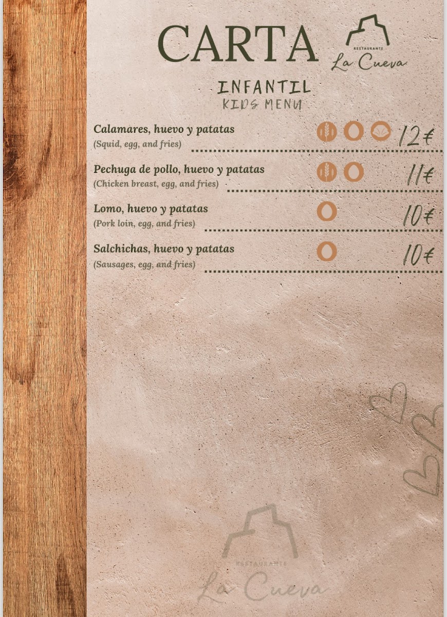 La Cueva Photo Menu 4