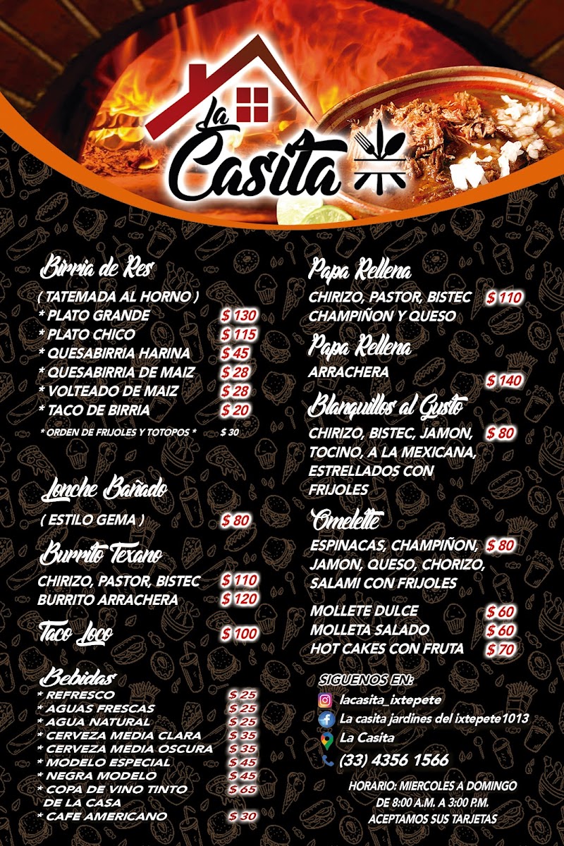 La Casita Photo Menu 1