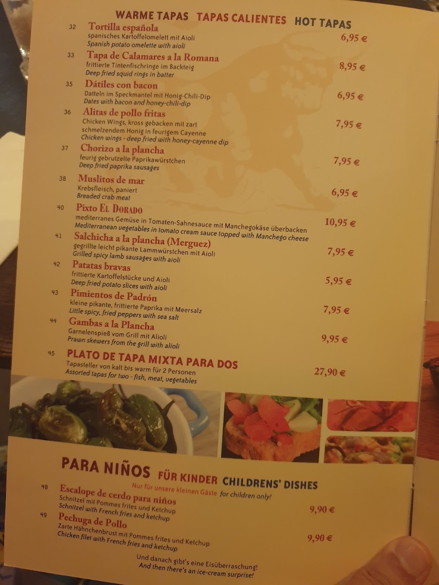 Restaurant El Dorado Photo Menu 9
