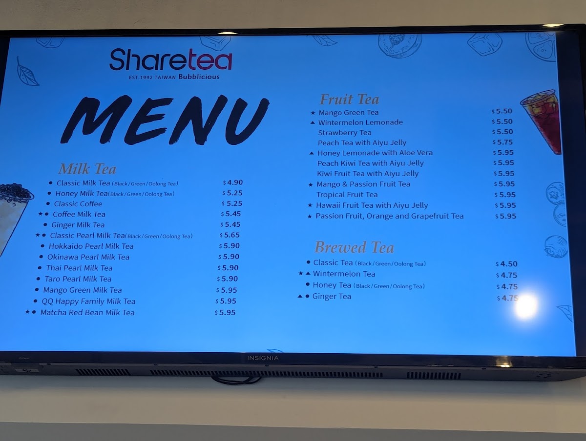 Sharetea Photo Menu 5