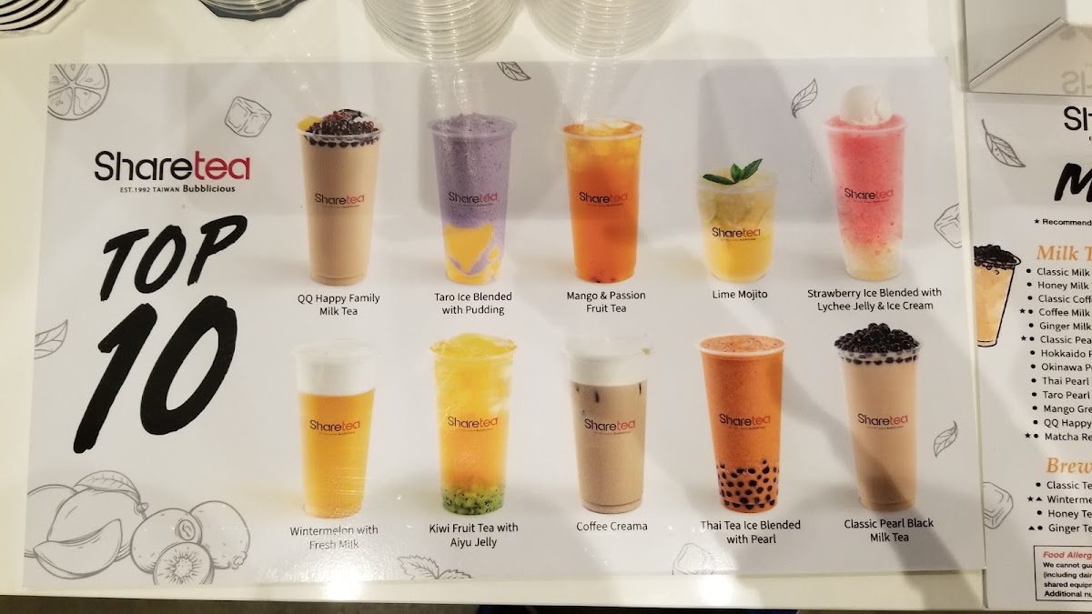 Sharetea Photo Menu 6